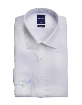 Abelard Torgiano 2ply Dobby SC Slim Fit Shirt White