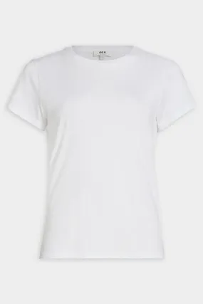 Annise Slim Tee in White