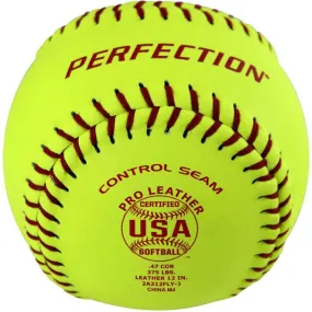 Baden USA Perfection 11 47/375 Leather Fastpitch Softballs: 2A311FLY