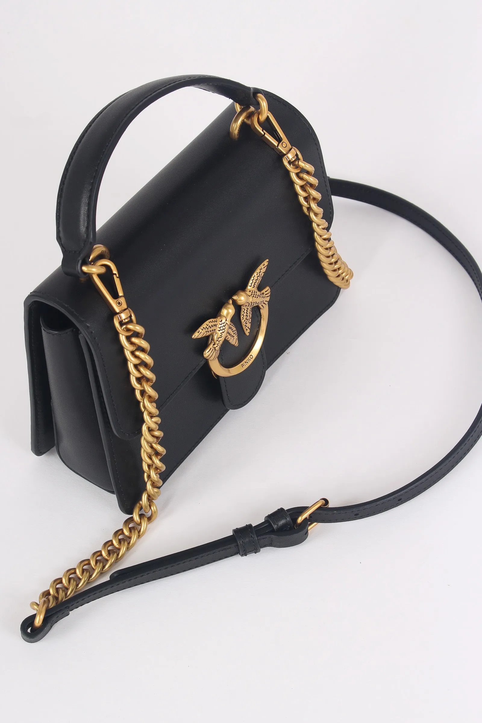 Borsa Mini Love One Top Classi Nero/gold