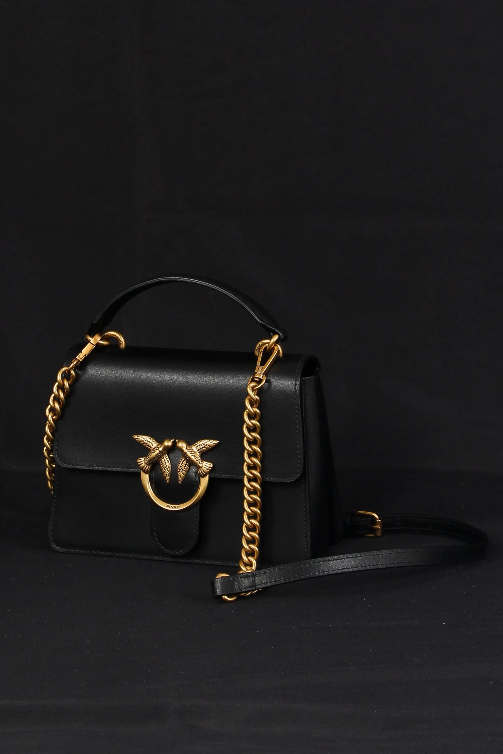 Borsa Mini Love One Top Classi Nero/gold