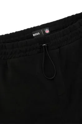  BOSS x NFL fleece tracksuit bottoms with collaborative branding