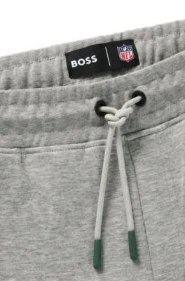 BOSS x NFL signature-tape tracksuit bottoms with special branding