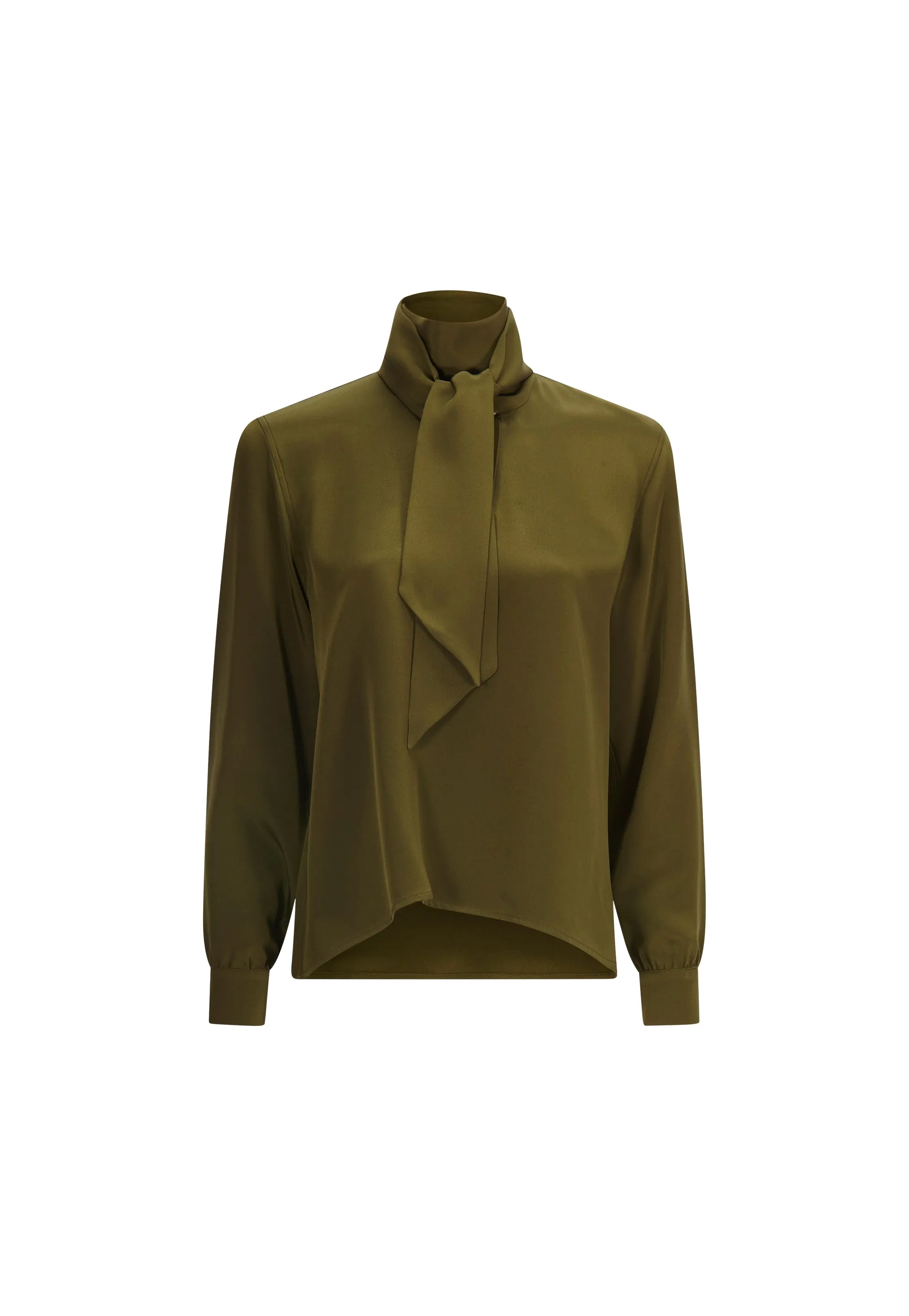 'CALIFORNIA SAGE' SLIM KEITH TIE BLOUSE