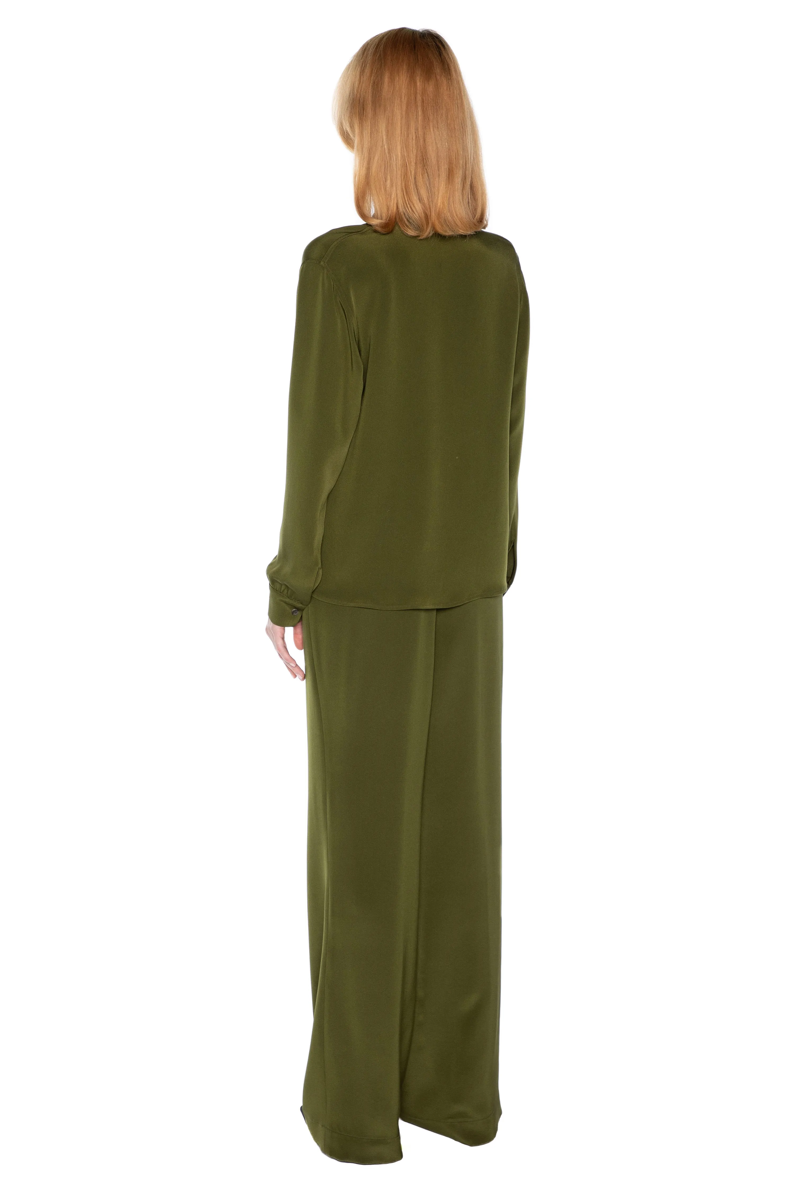 'CALIFORNIA SAGE' SLIM KEITH TIE BLOUSE