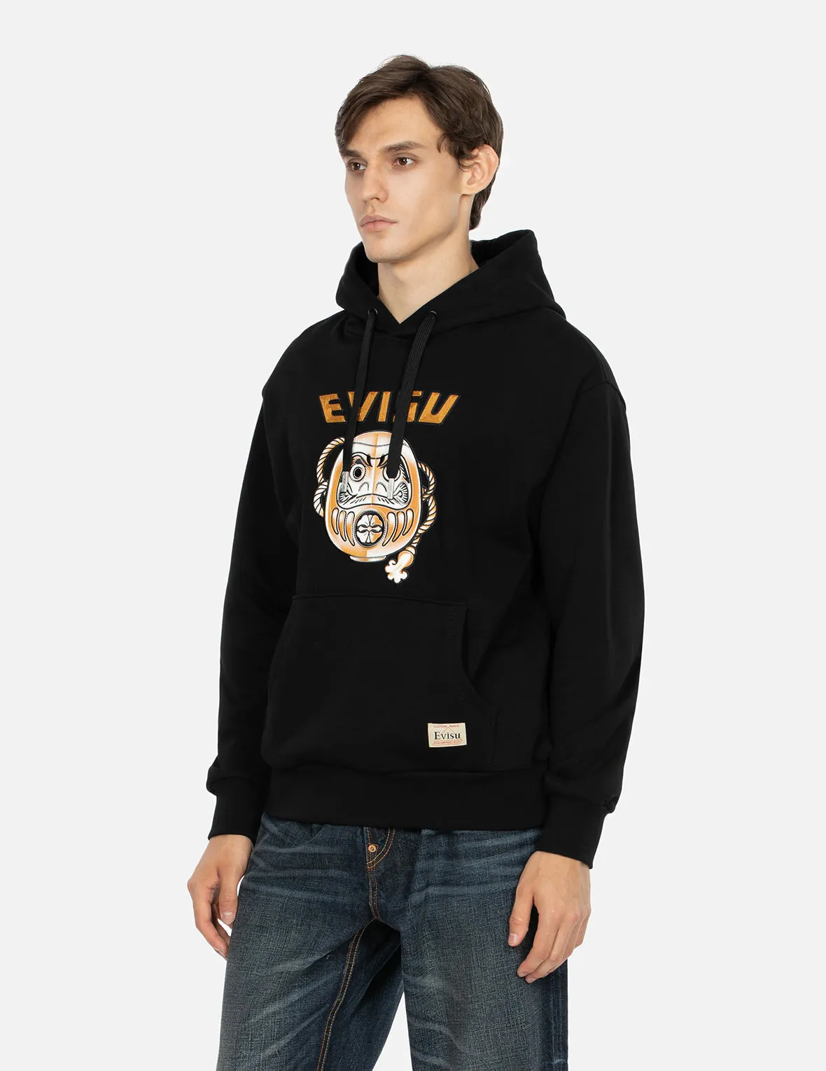 Daruma Appliqué Relax Fit Hoodie