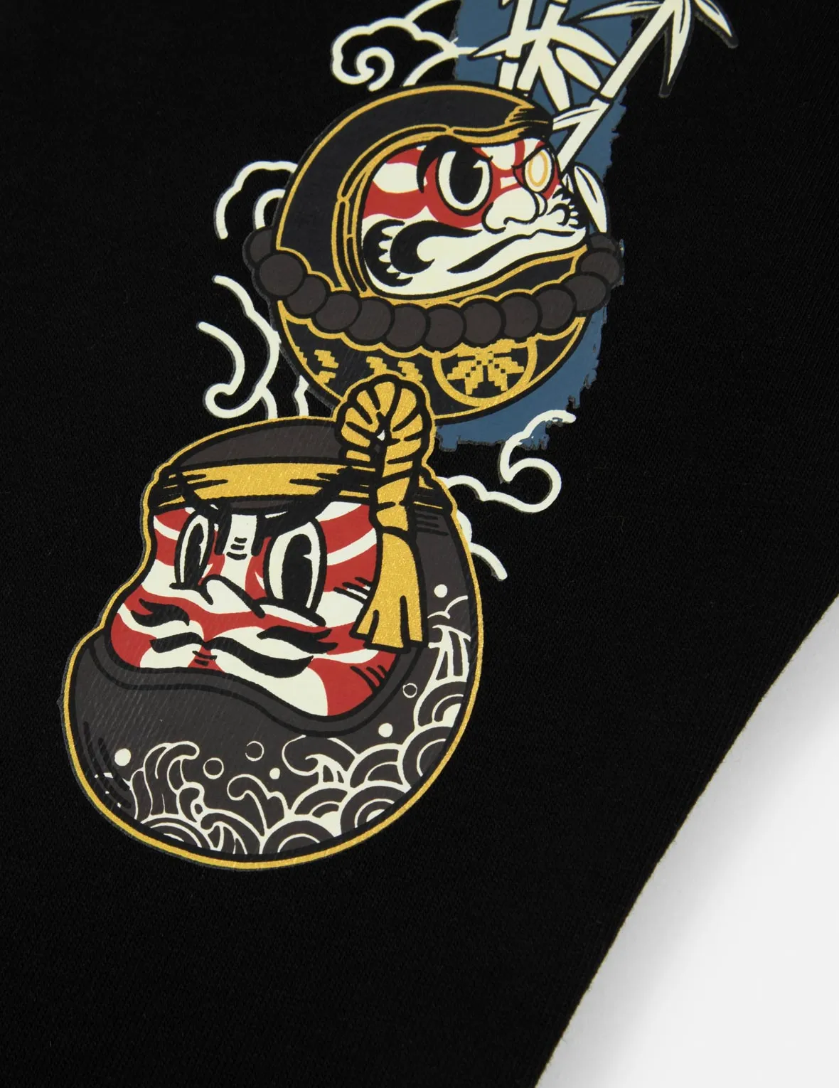 Daruma Daicock Print Regular Fit Sweatpants