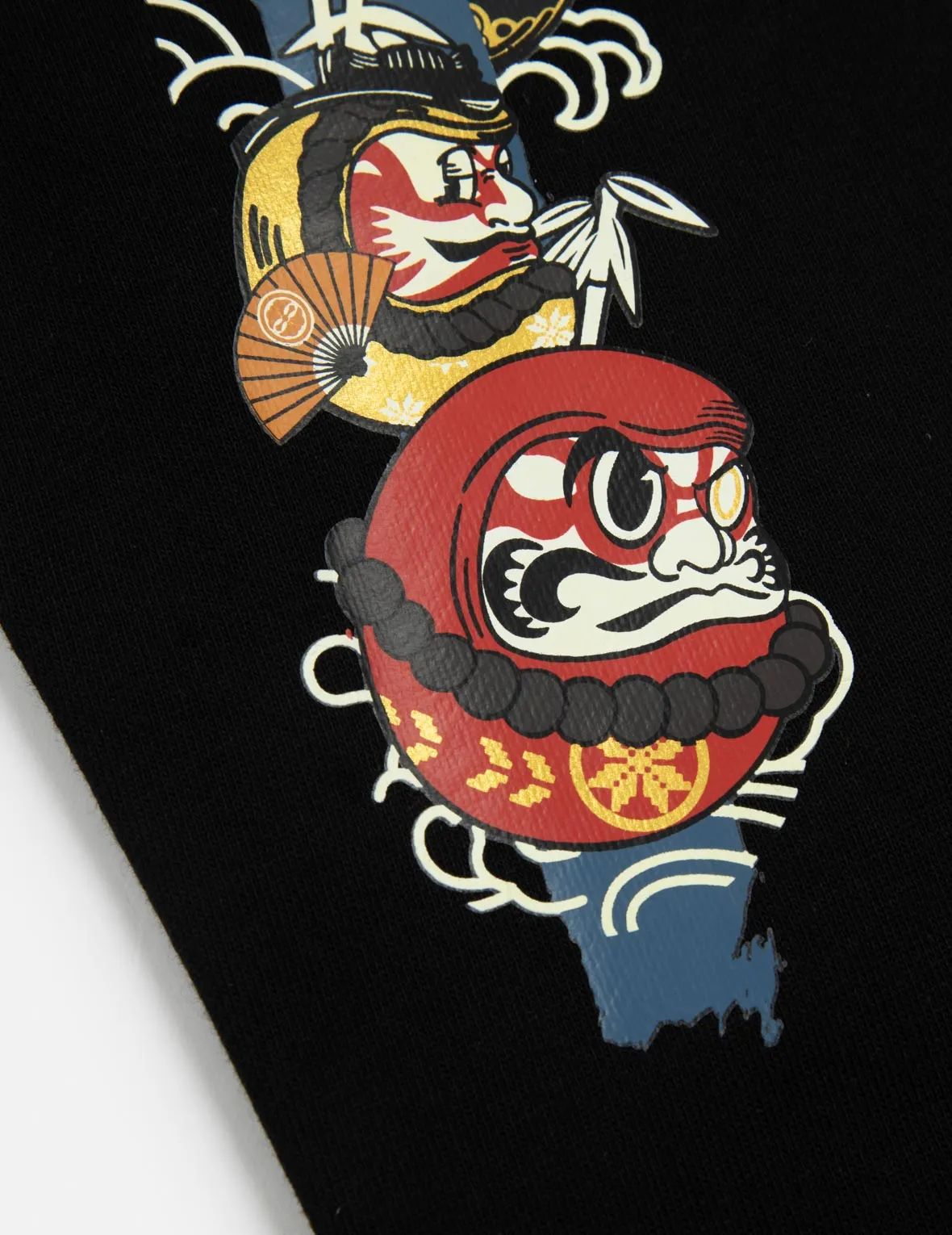 Daruma Daicock Print Regular Fit Sweatpants