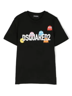 Dsquared2 T-Shirt Pac Man Black