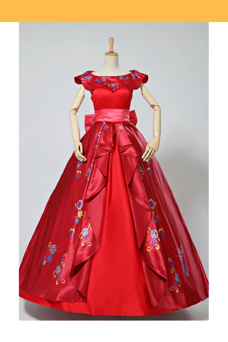 Elena of Avalor Embroidered Regal Cosplay Costume