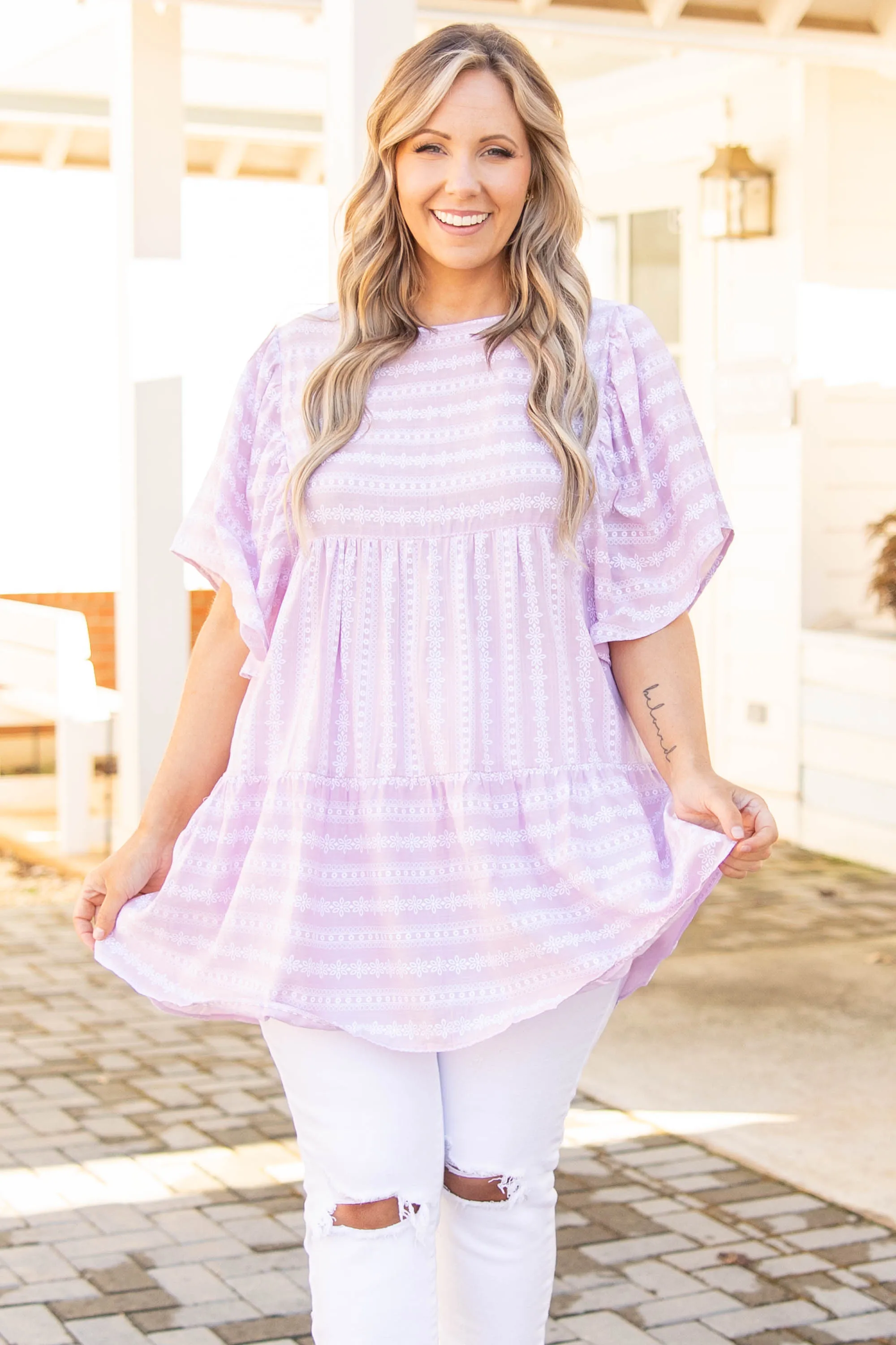 Enchanting Day Top, Lavender