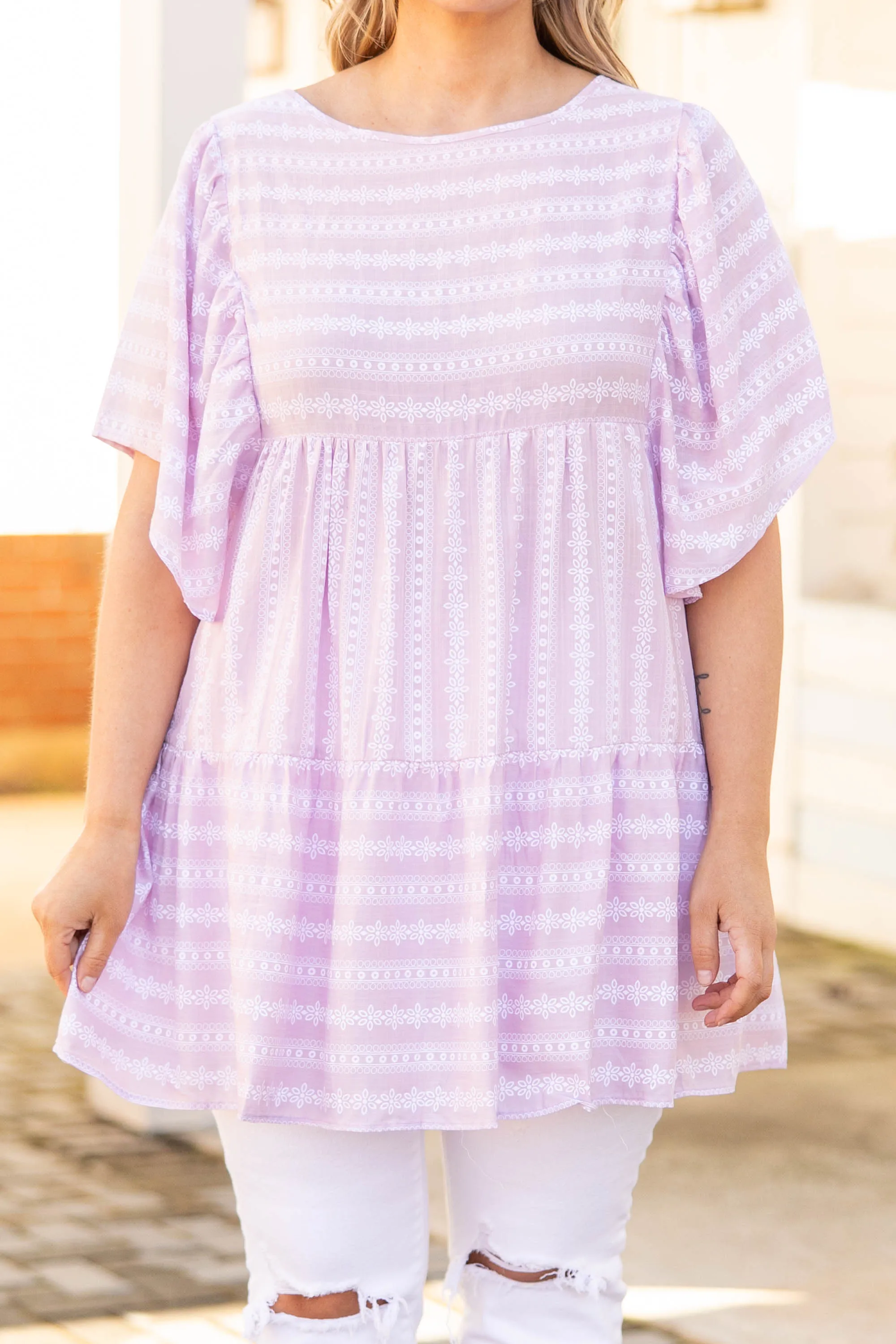 Enchanting Day Top, Lavender