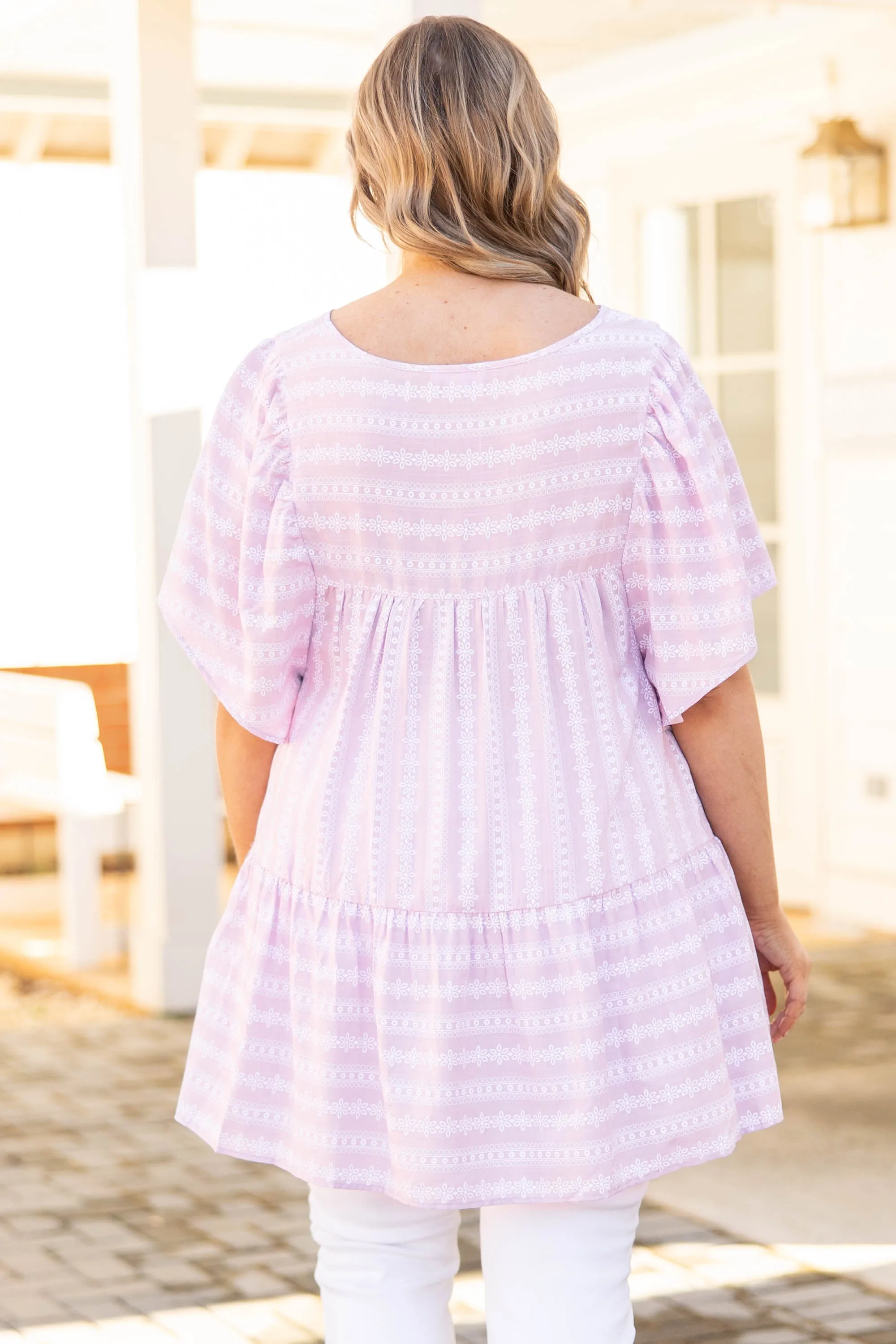 Enchanting Day Top, Lavender