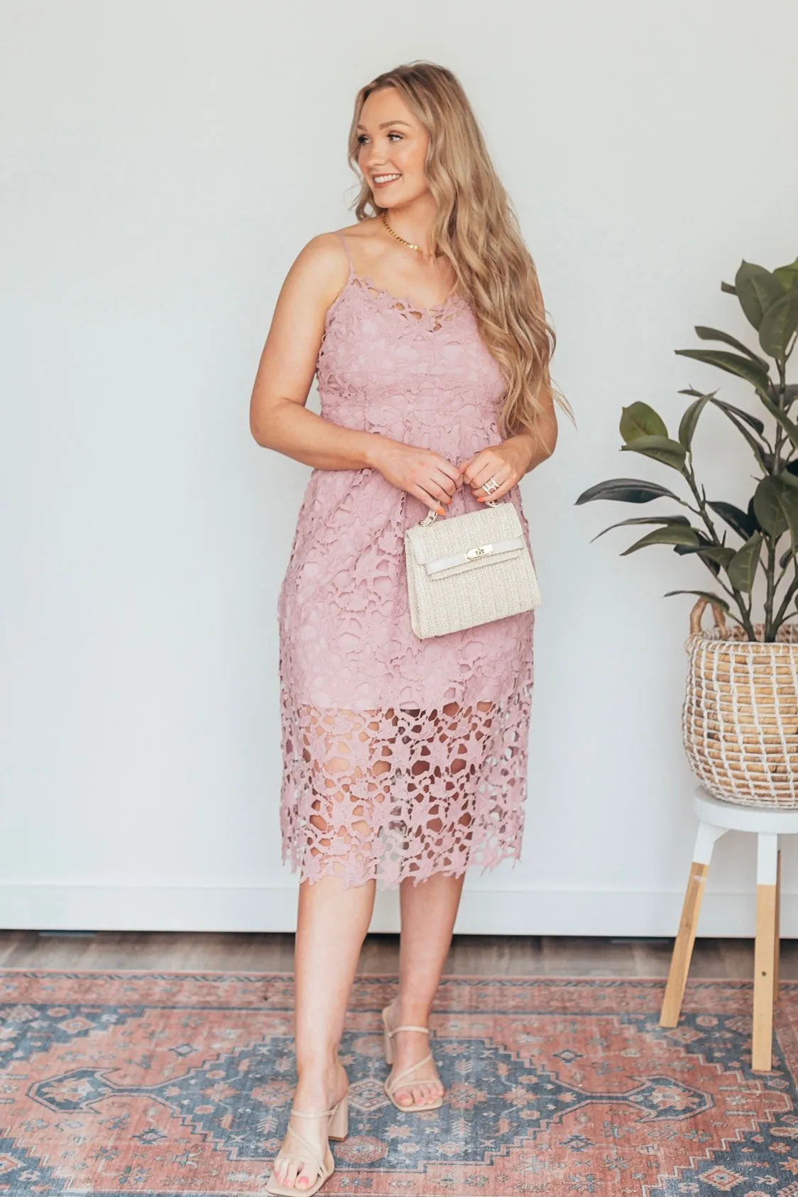 Endless Rose Lace Midi Dress