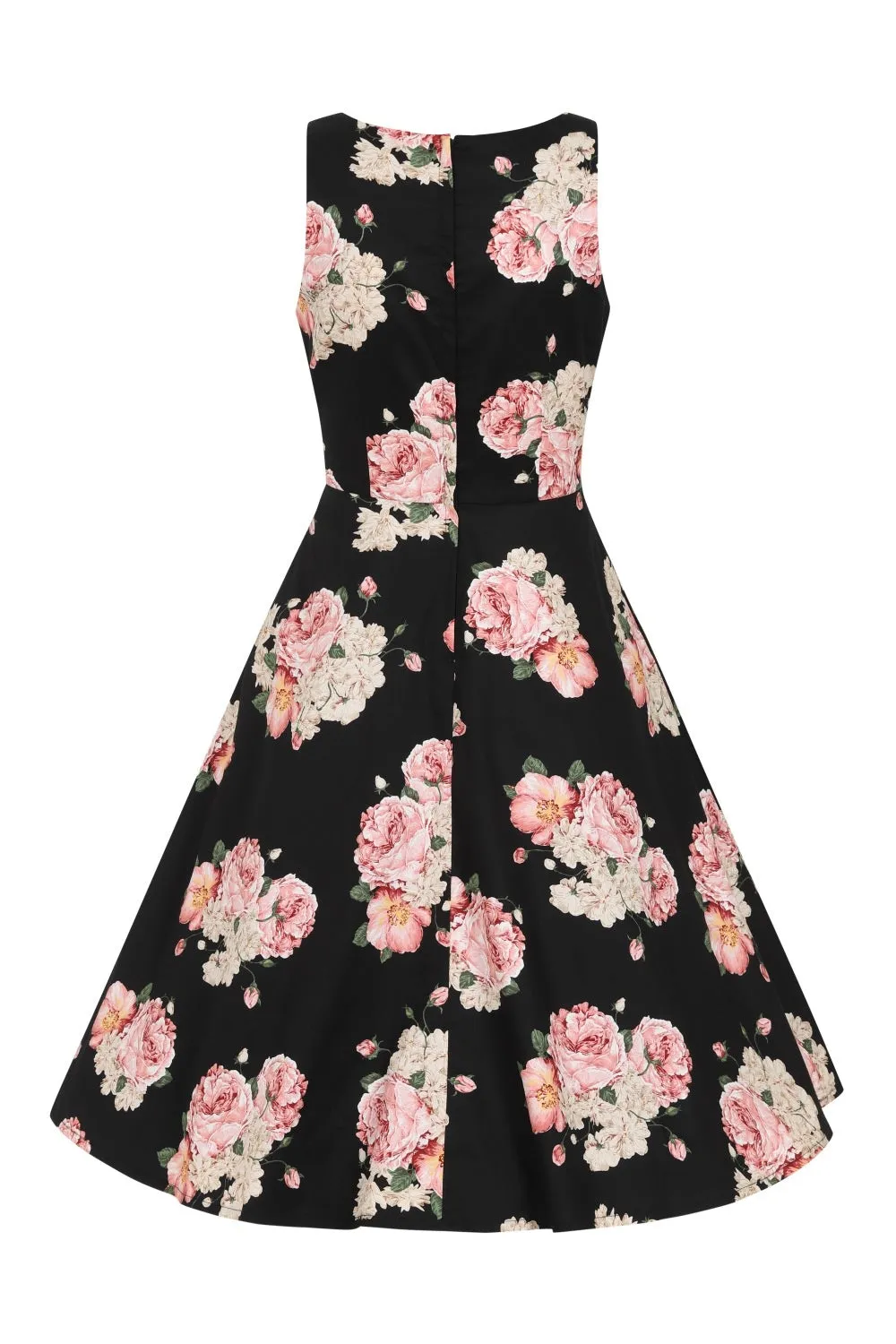 ENGLISH ROSE FIT & FLARE DRESS