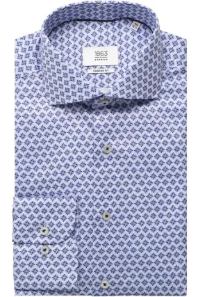 ETERNA 1863 - Chemise manches longues à motifs Modern Fit