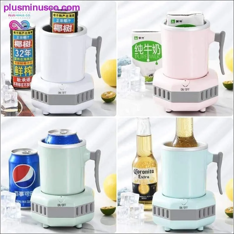 Fast Cooling Cup Mini Chilled Drinks Juice Desktop