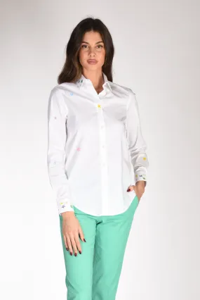 Gherardeschi Alessandro Camicia Dipinta Bianco/multicolor Donna