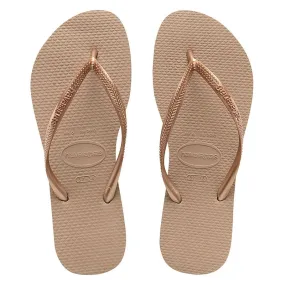 Havaiana Slim Metallic Rose Gold