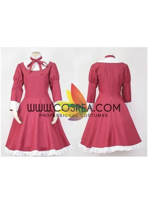 Hetalia Liechtenstein Sakura Red Cosplay Costume