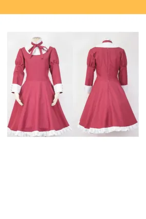 Hetalia Liechtenstein Sakura Red Cosplay Costume