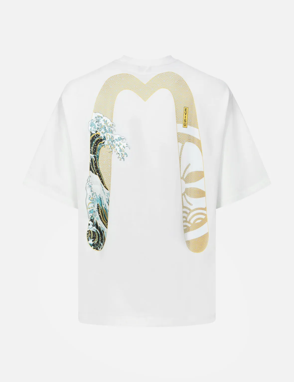 Kamon and The Great Wave Daicock Print Relax Fit T-shirt