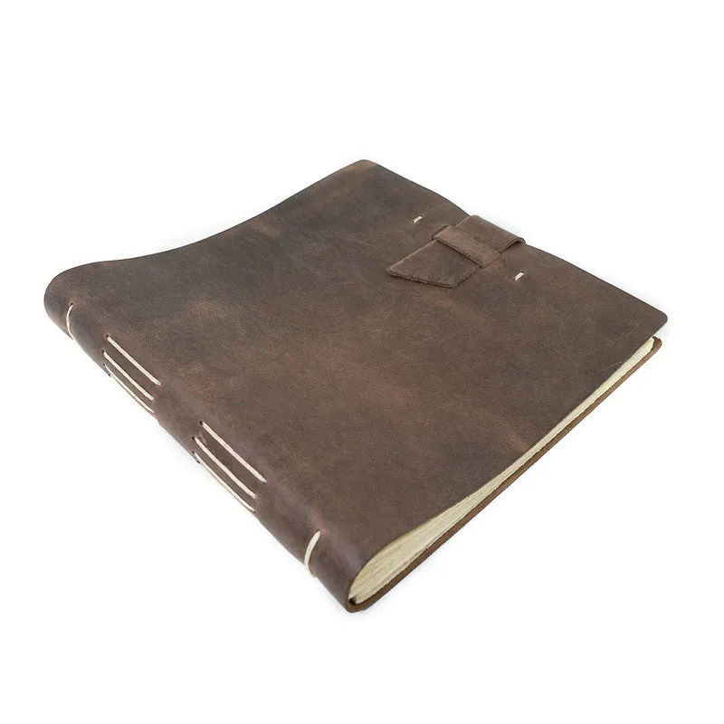 Leather Big Idea Album with Buckle - Available in Multiple Colors