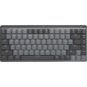 Logitech MX Mechanical Keys Wireless Keyboard Mini Compact TKL Tactile Quiet Grey