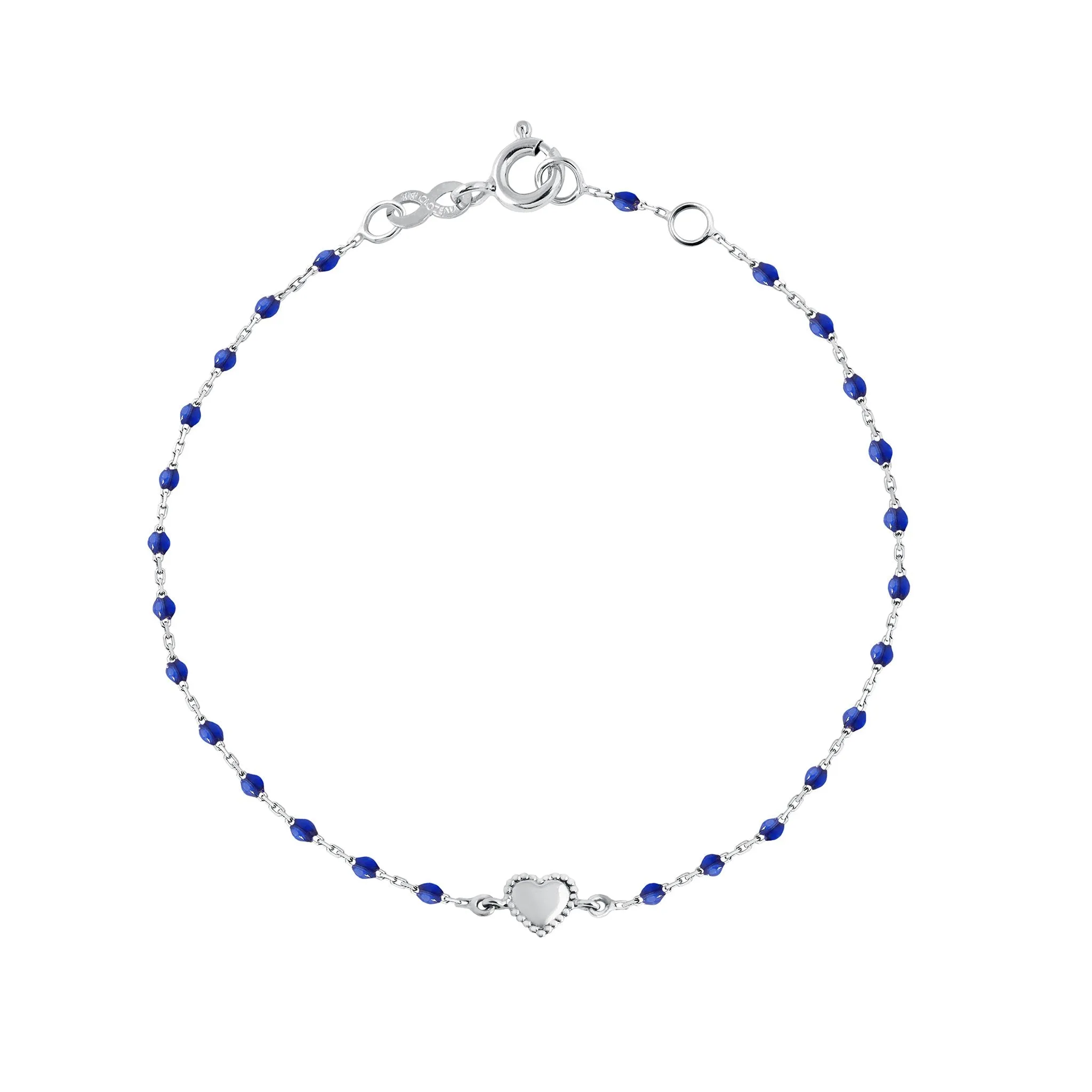 Lucky Heart Mini Gigi Lapis bracelet, White Gold, 6.7