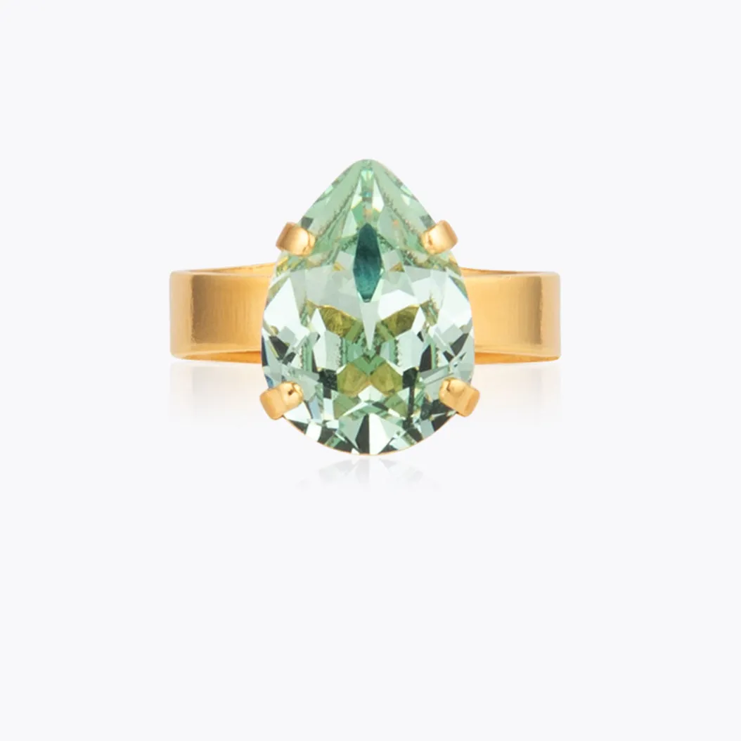 Mini Drop Ring / Chrysolite