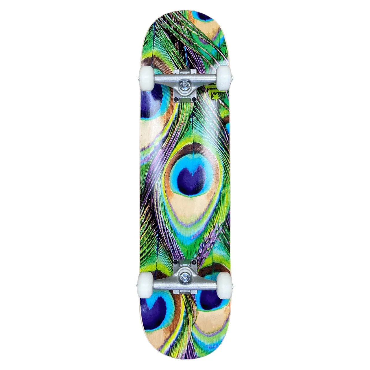 Mini Logo Peacock Feather Complete Skateboard 8