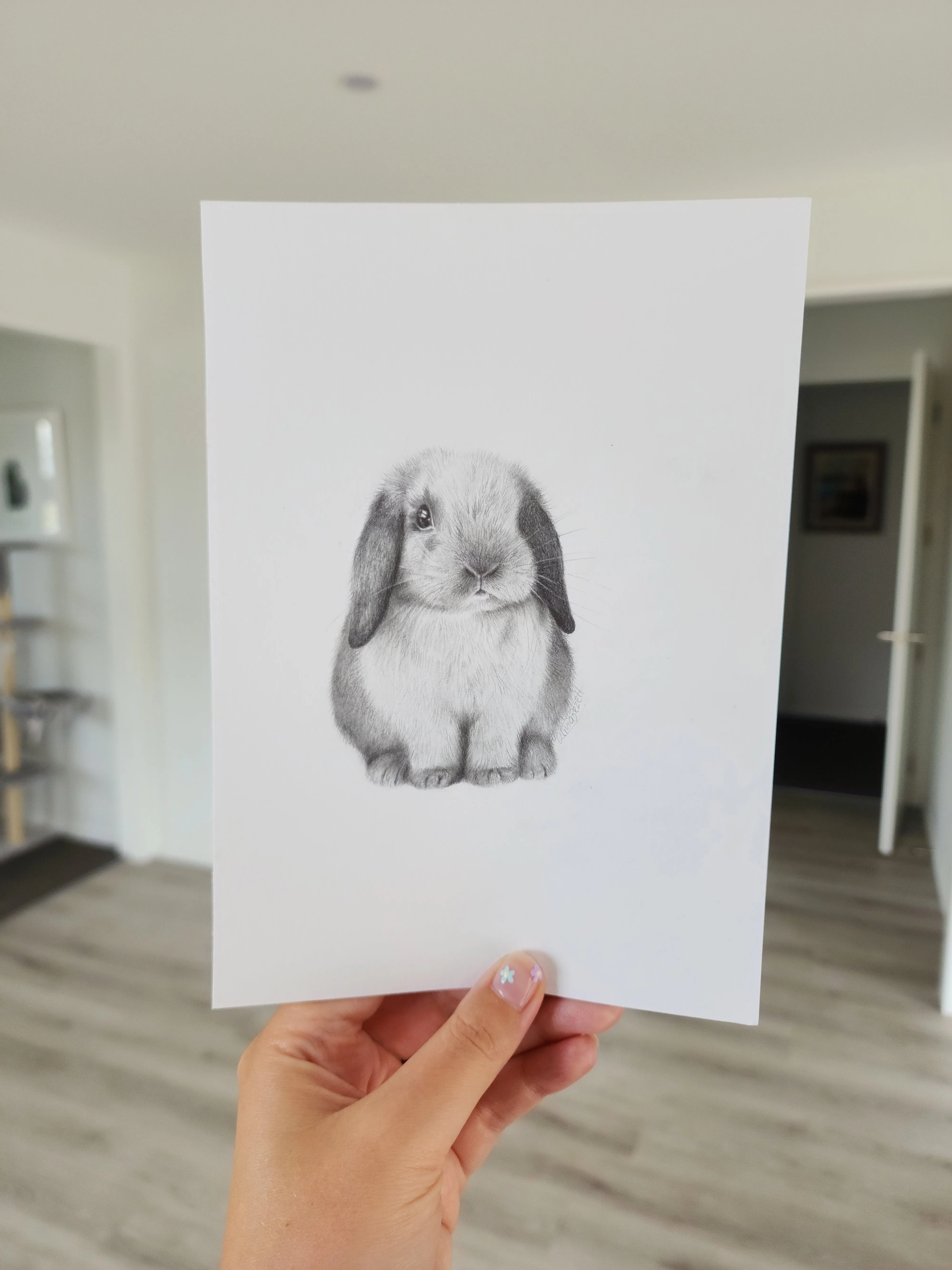 Mini one-off original 'Graphite Bun 2'