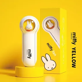 Mini-ventilateur portable et pliable avec chargeur USB et lumière Miffy - MF04