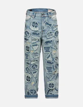 MultipleBadgesDeconstructed Relax Fit Jeans