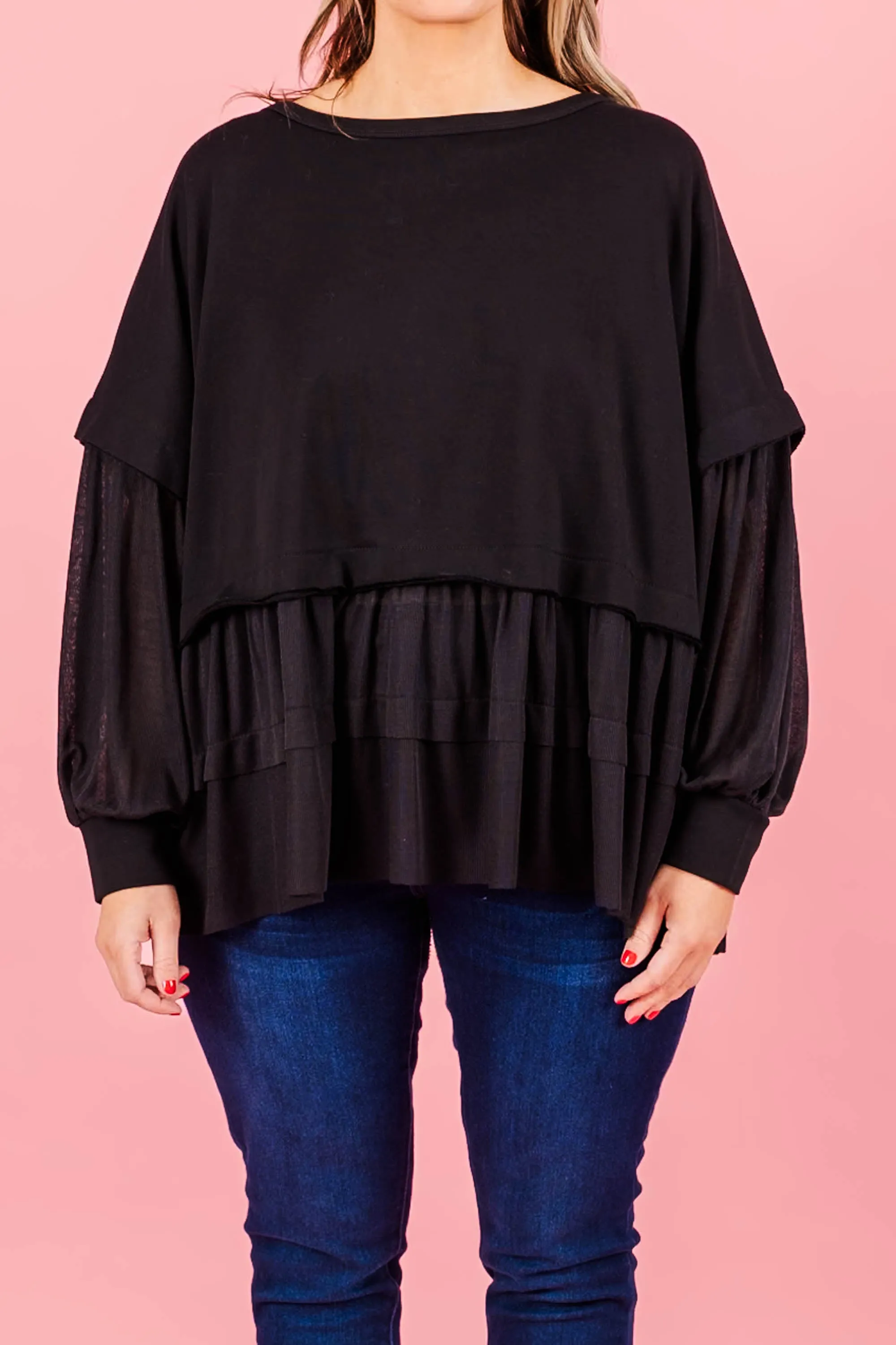 My Kind Of Fun Top, Black