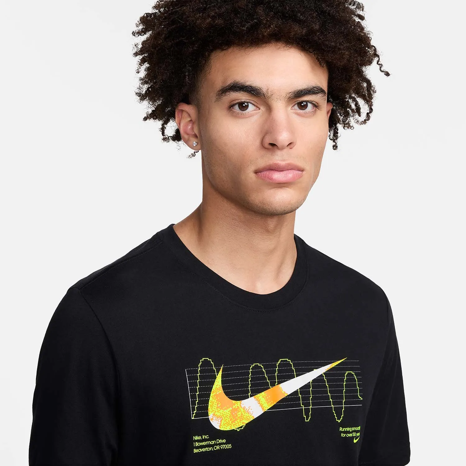 Nike Dri-FIT Graphic Maglietta  Black