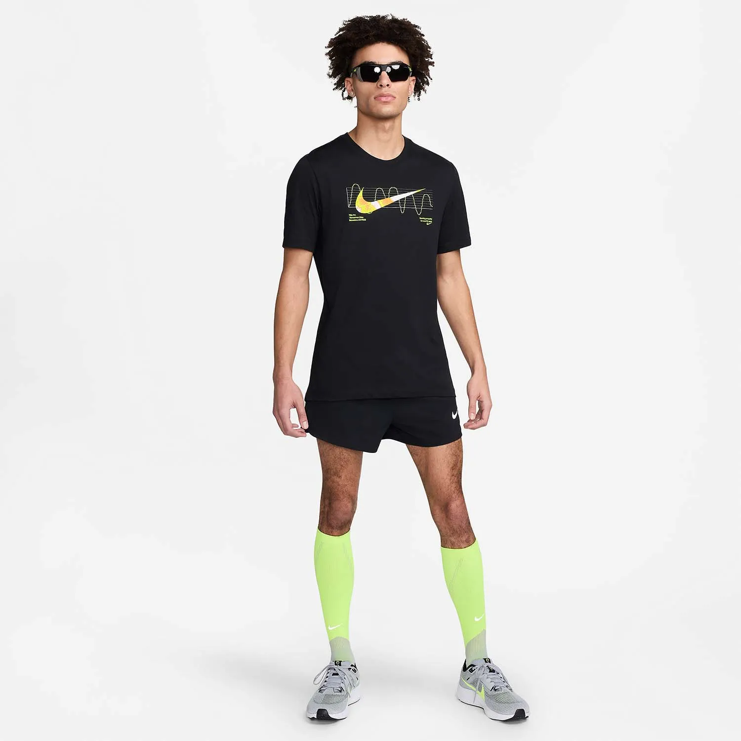 Nike Dri-FIT Graphic Maglietta  Black