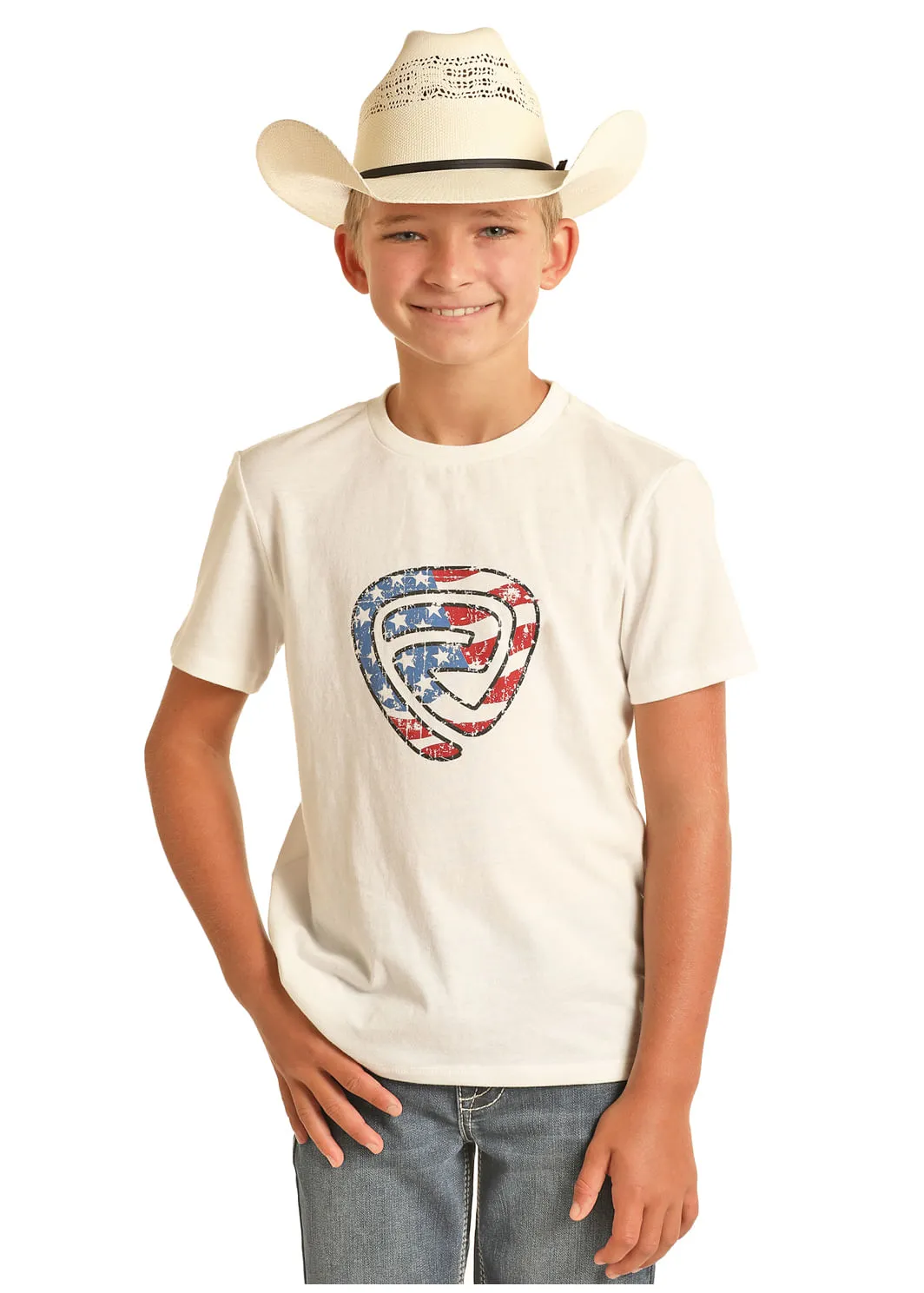 Panhandle Slim Boys Graphic White Tee