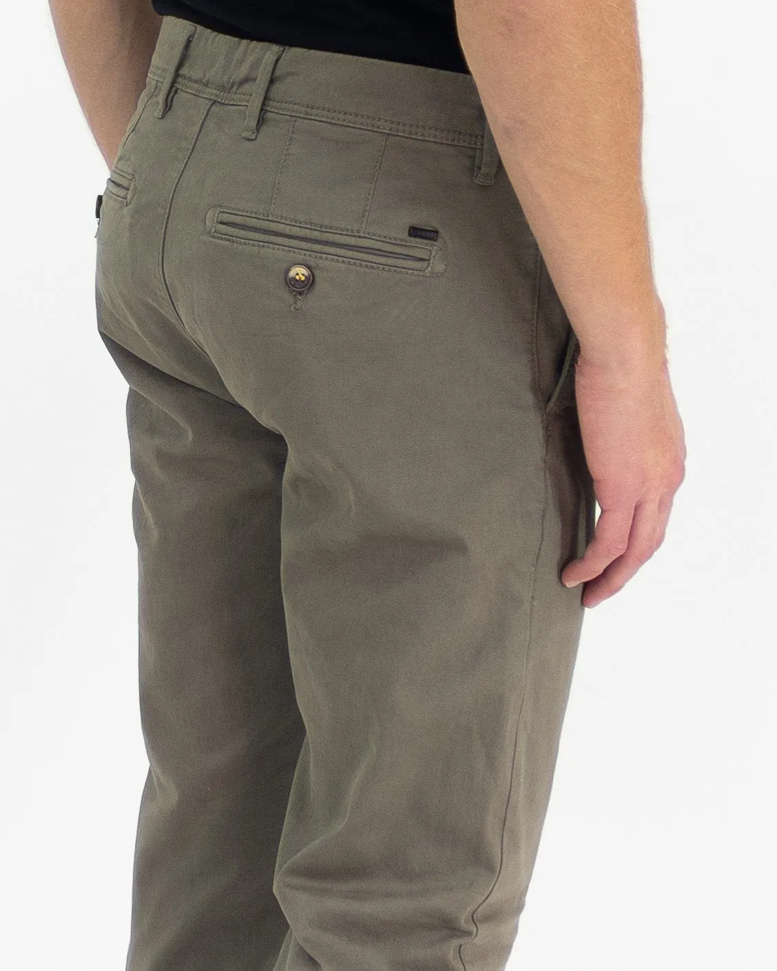 Pantalone slim gabardina