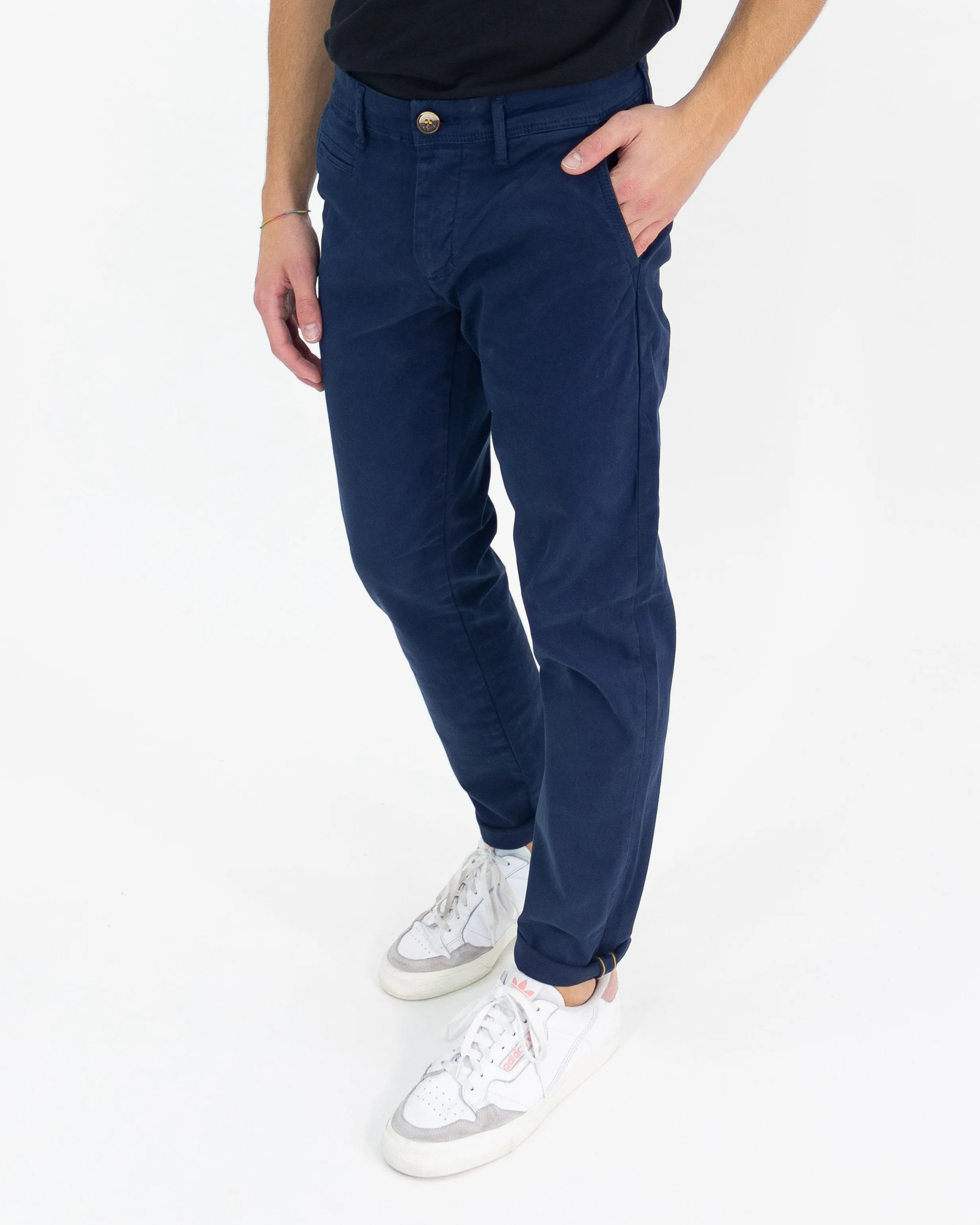 Pantalone slim gabardina