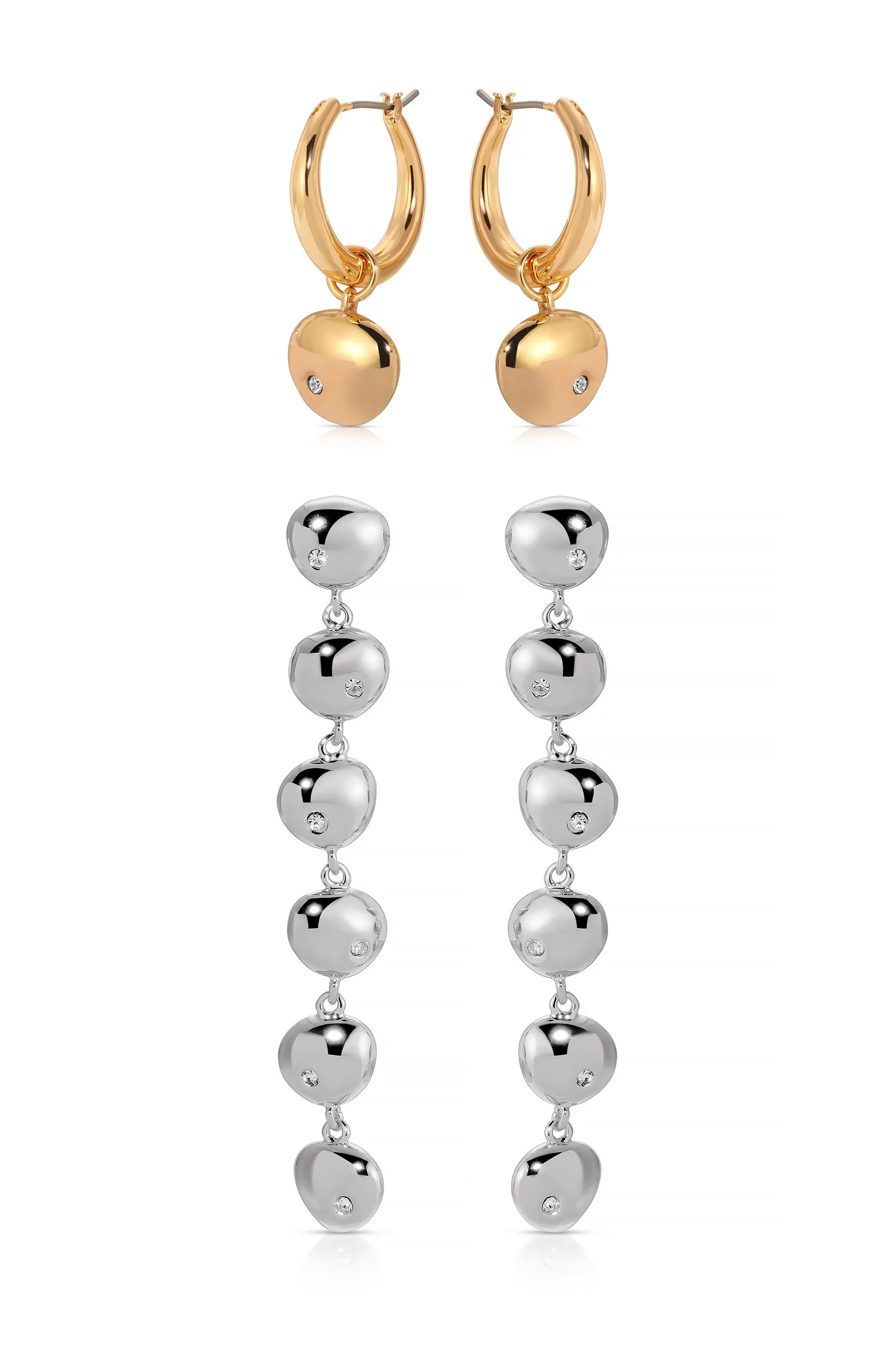 Pebble Earring Set