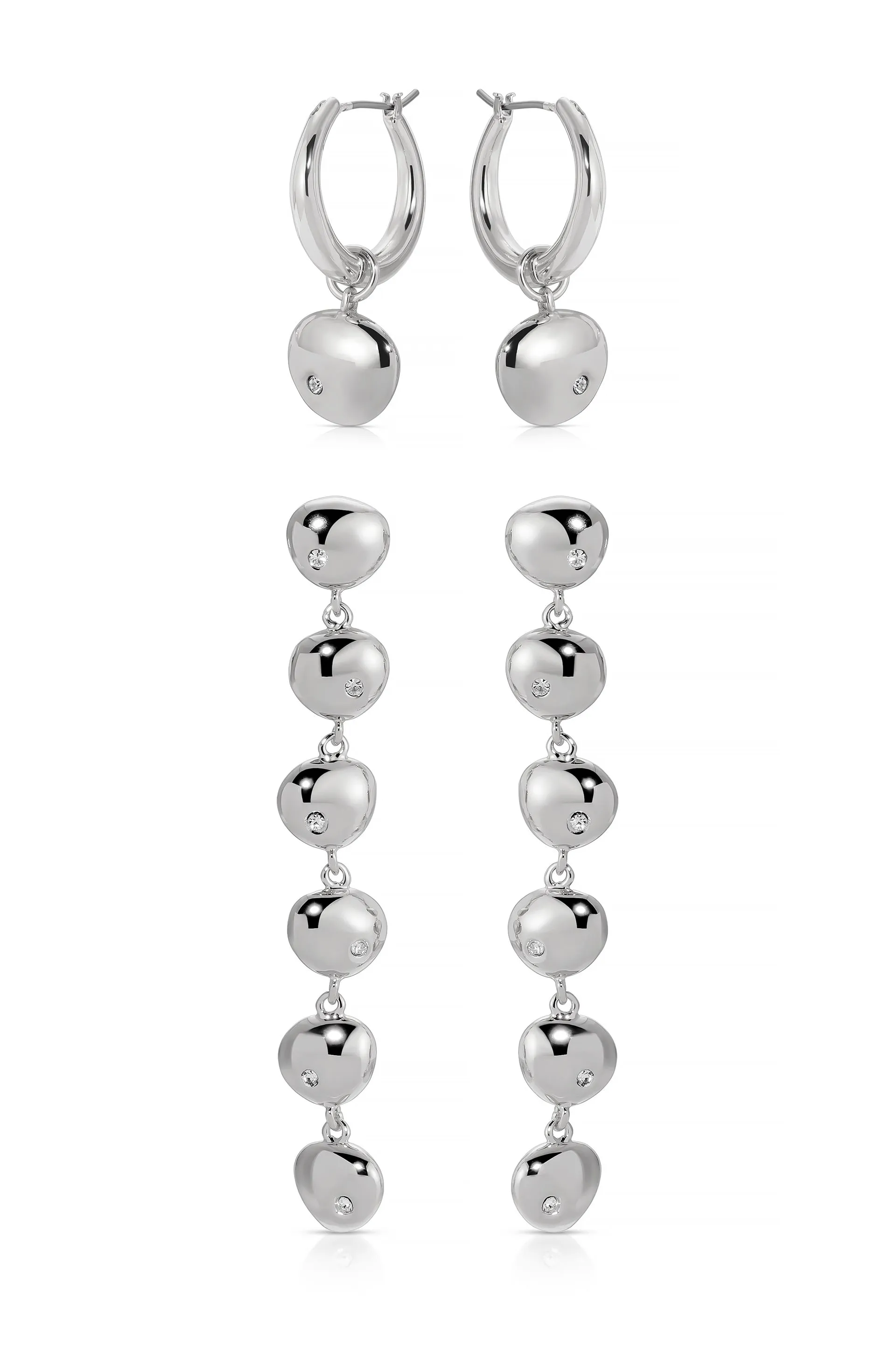 Pebble Earring Set