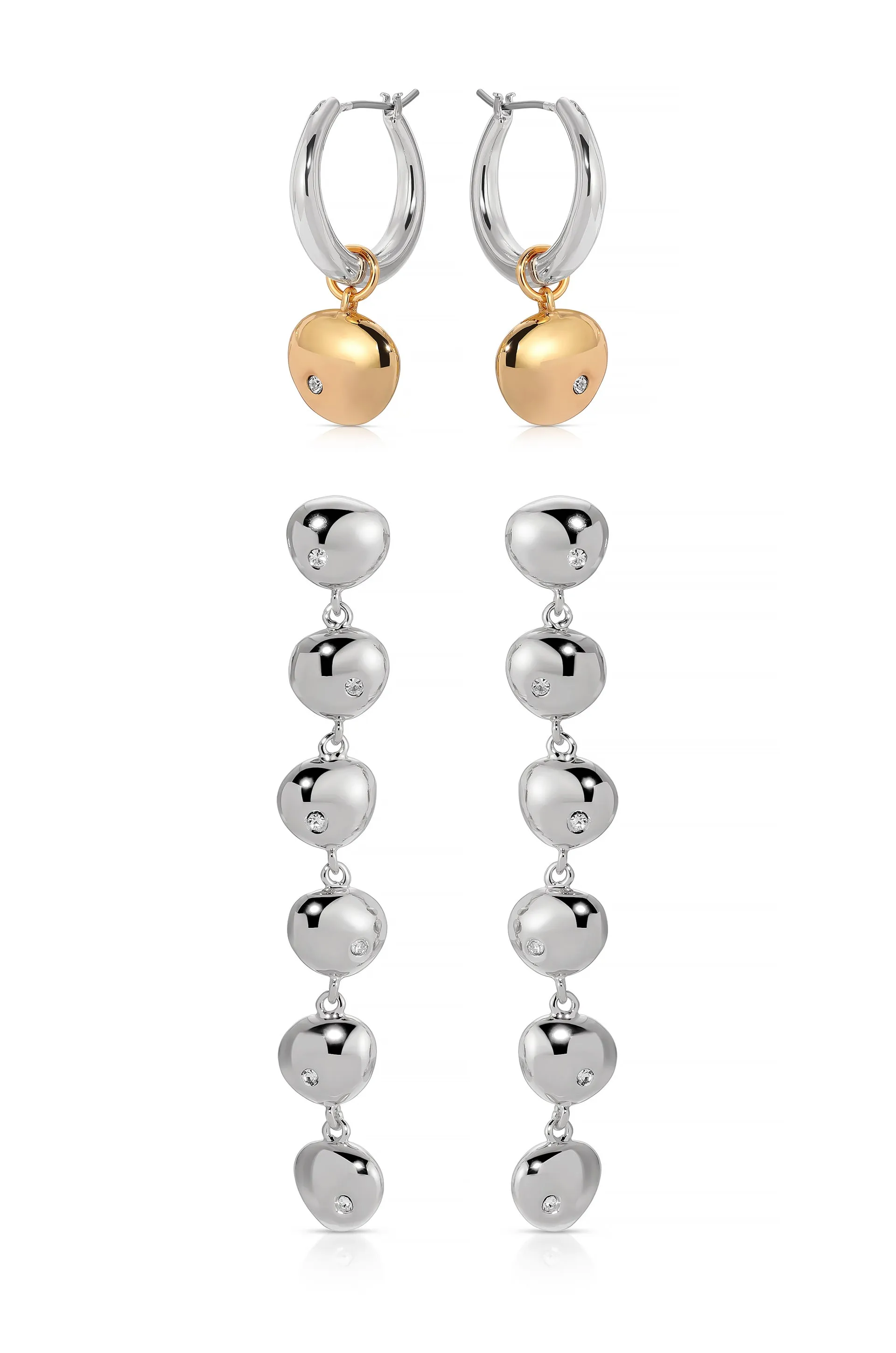 Pebble Earring Set