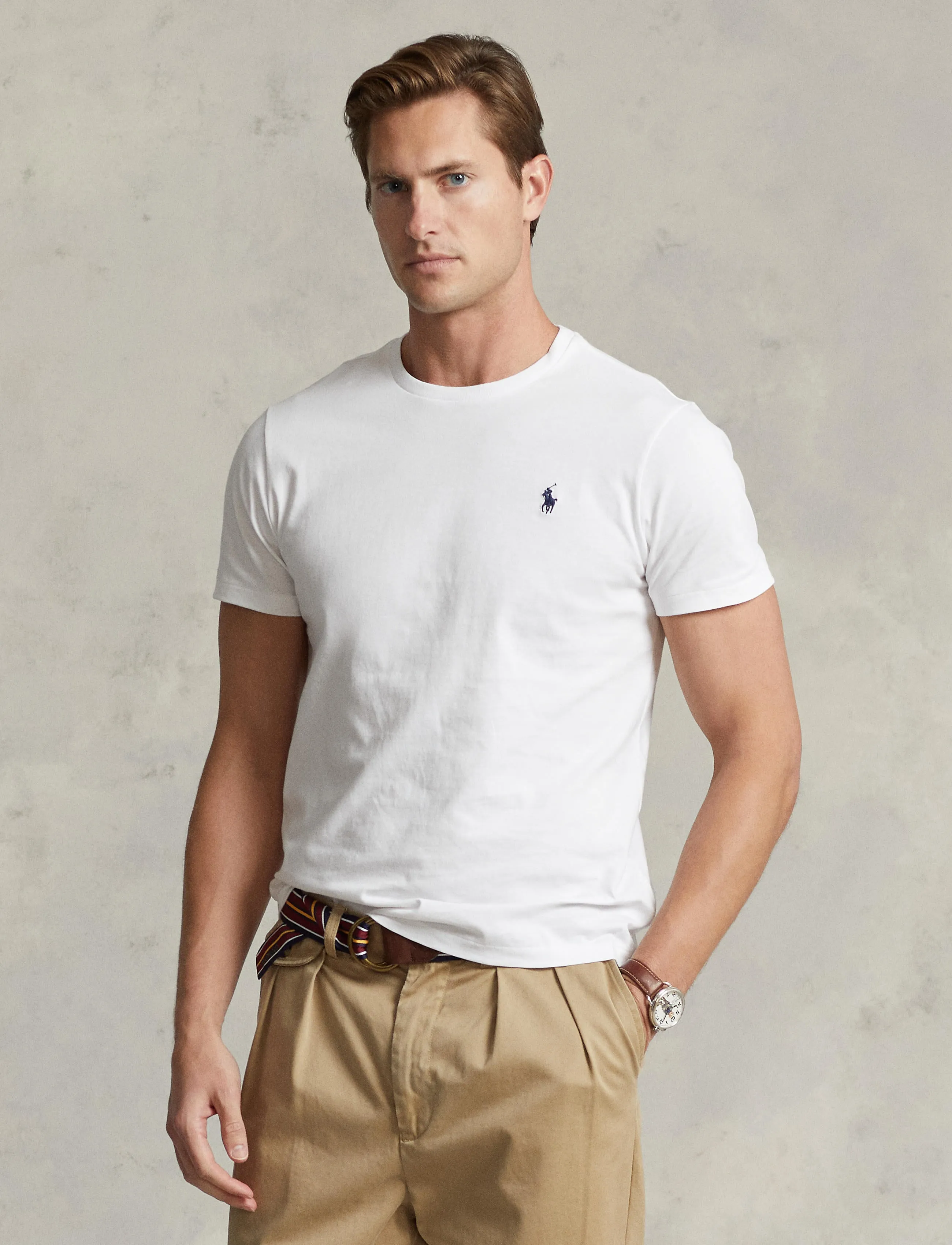 Polo Ralph Lauren Custom Slim Tee White