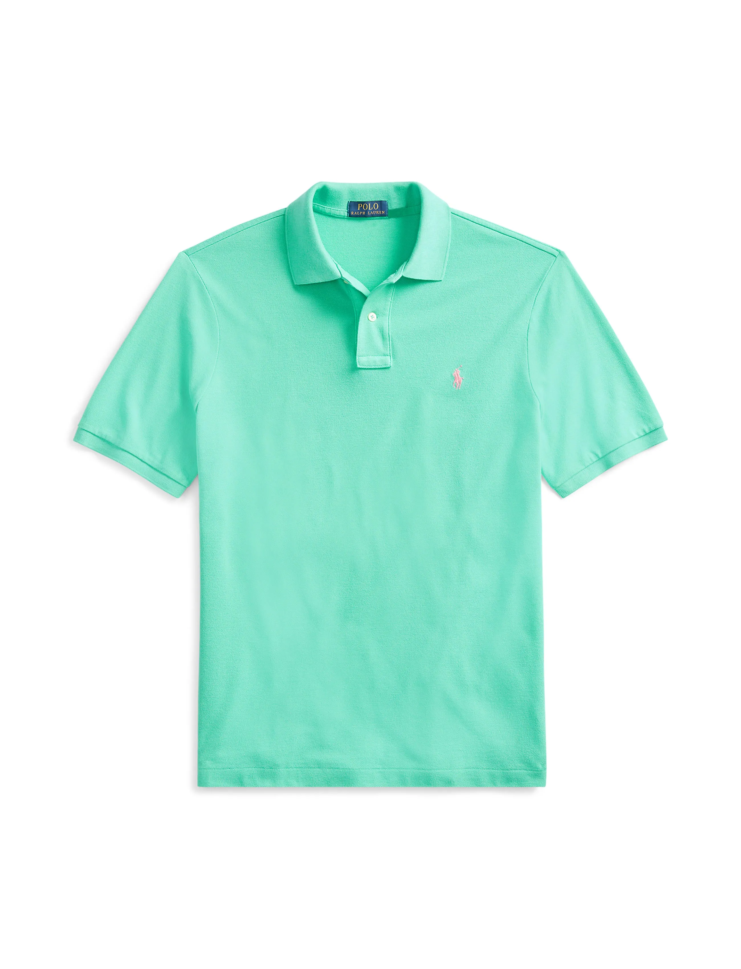 Polo Ralph Lauren Slim Fit Mesh Polo Sunset Green