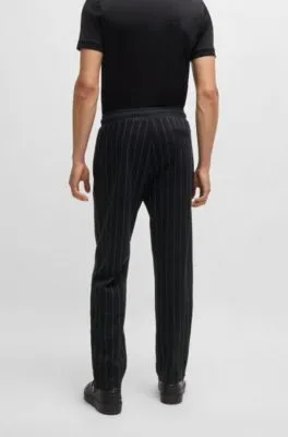 Porsche x BOSS tracksuit bottoms with vertical stripes