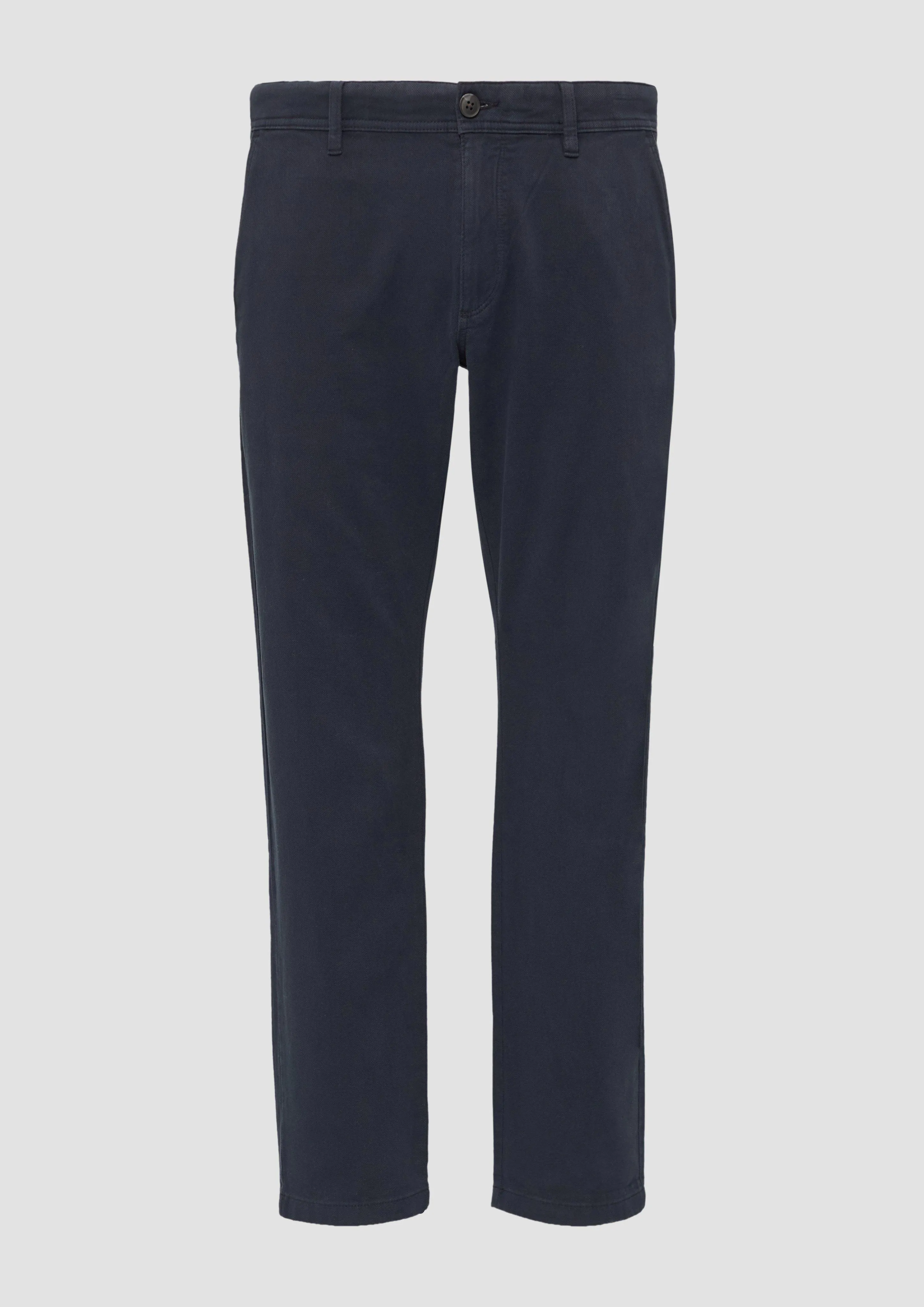 Regular fit: textured chinos made of stretch cotton