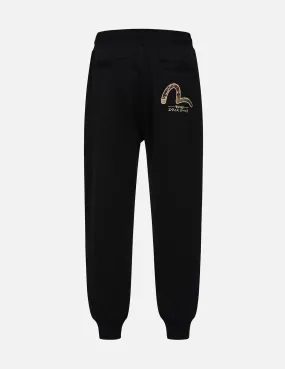 Seagull Brocade Appliqué Regular Fit Sweatpants