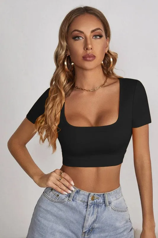 Sexy Slim Fit Square Neck Cami Top