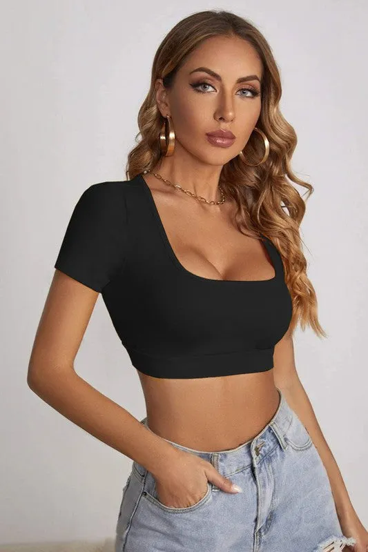 Sexy Slim Fit Square Neck Cami Top